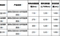最大纯电续航300km（插混）/900km（纯电）比亚迪海狮08续航曝光