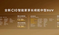 新款零跑C10上市 售12.58万起 纯电车型续航660km/配双零重力座椅